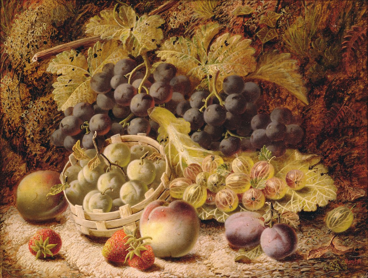 Martwa natura z owocami autorstwa Oliver Clare
