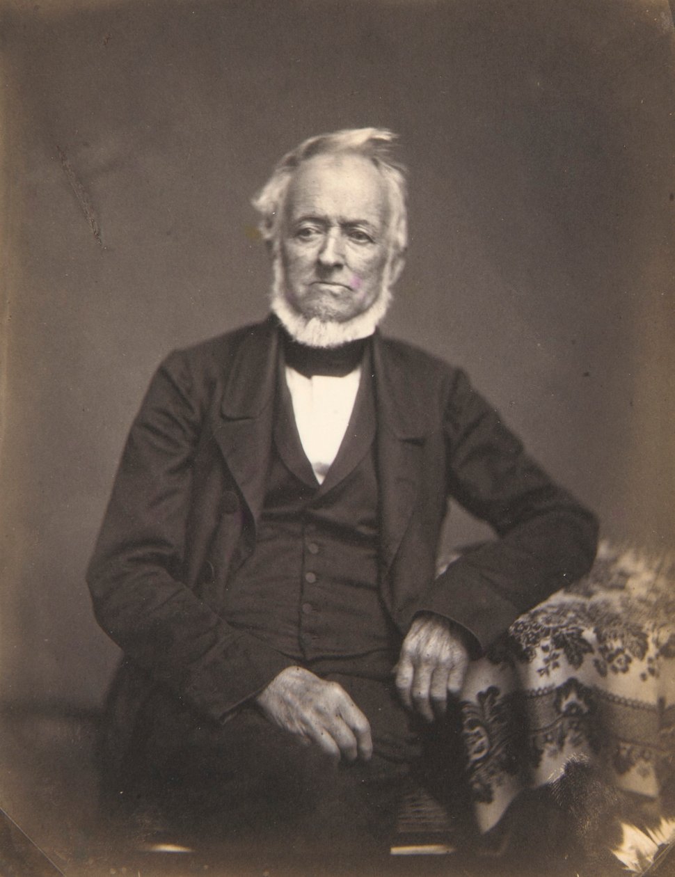 Portret dżentelmena z białymi włosami autorstwa Oliver H. Willard