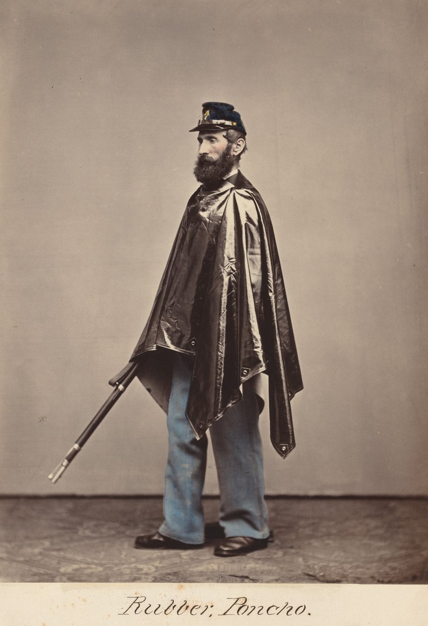 Gumowe poncho, 1866 (zdjęcie) autorstwa Oliver H. Willard