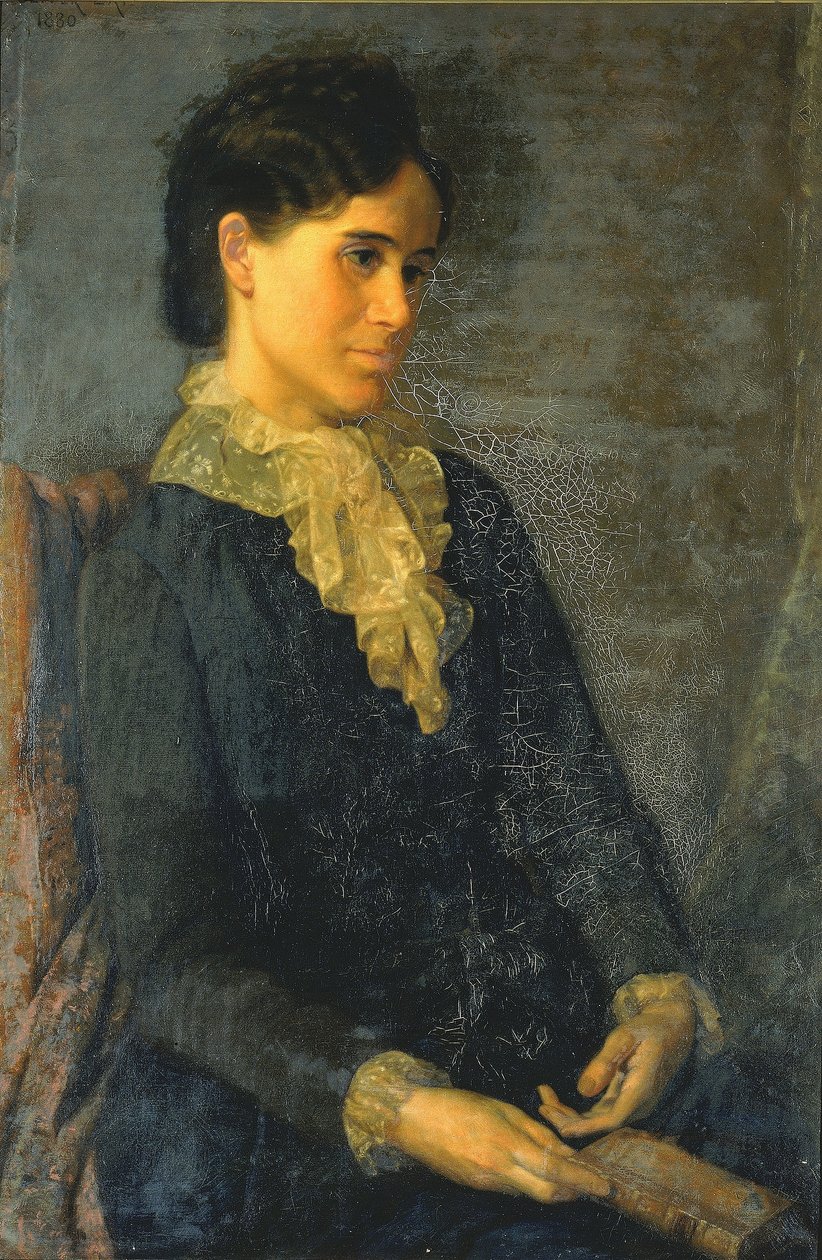 Hester Marian Wait Lay, Portret żony artysty autorstwa Oliver Ingraham Lay