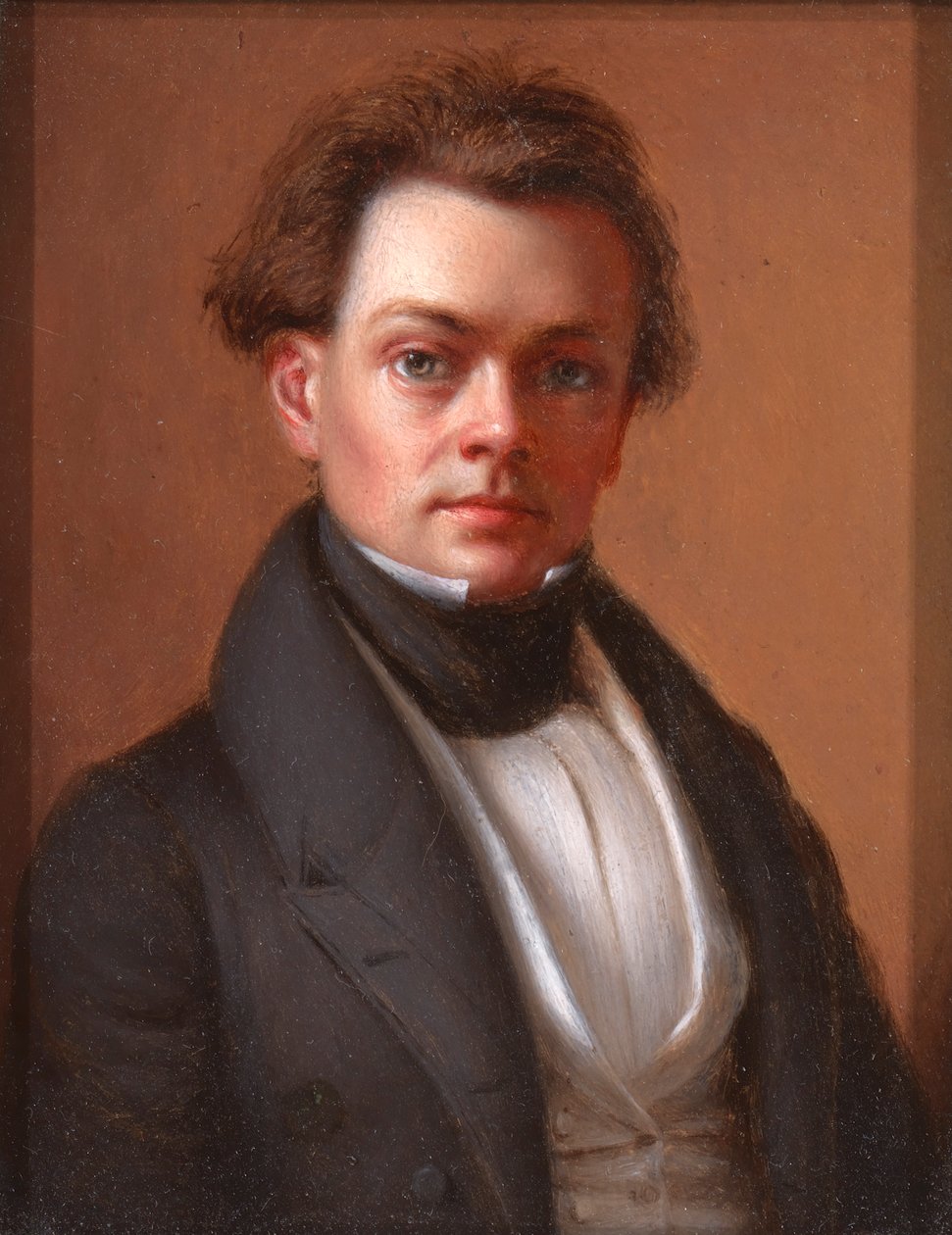 Autoportret, ca. 1850. autorstwa Oliver Tarbell Eddy
