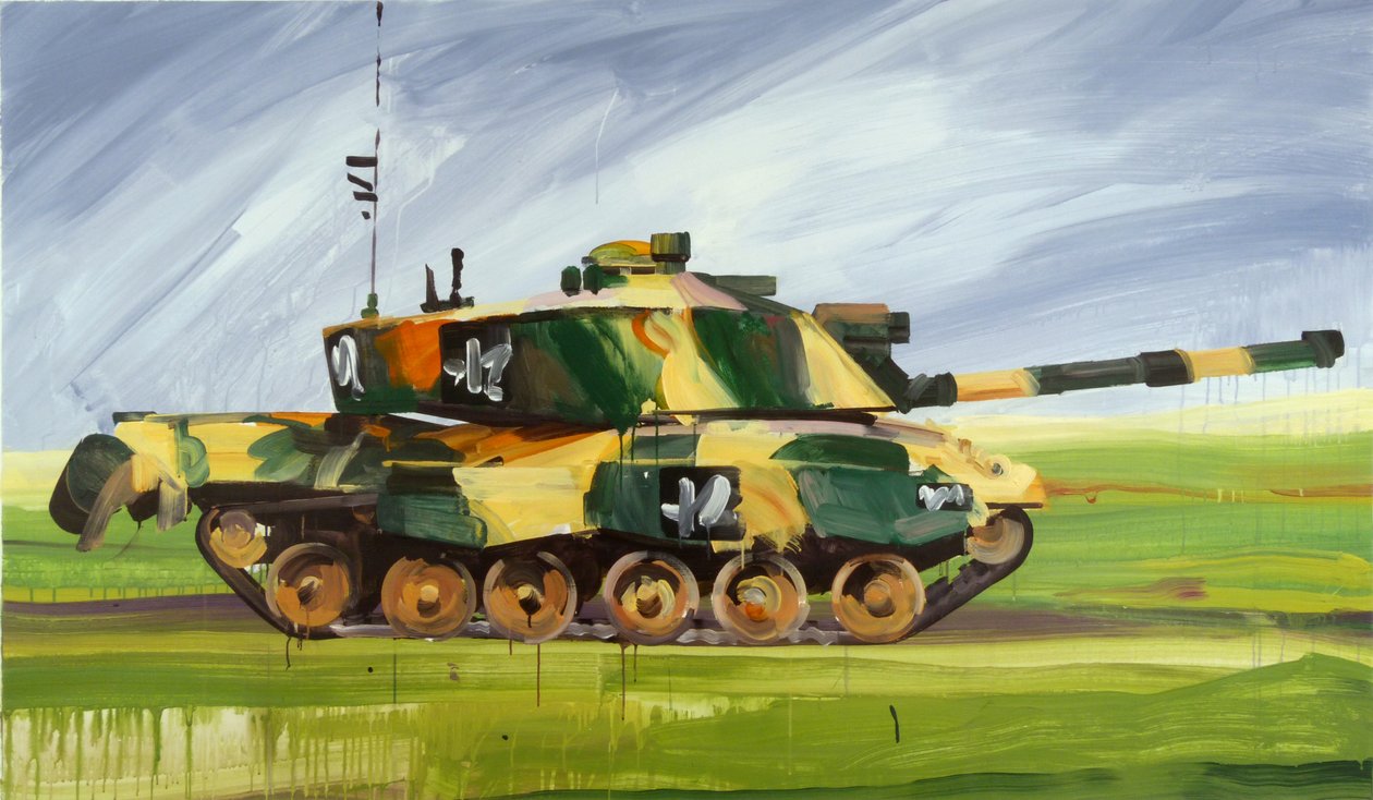 Char 1, 2015 (akryl na płótnie) autorstwa Olivier Morel