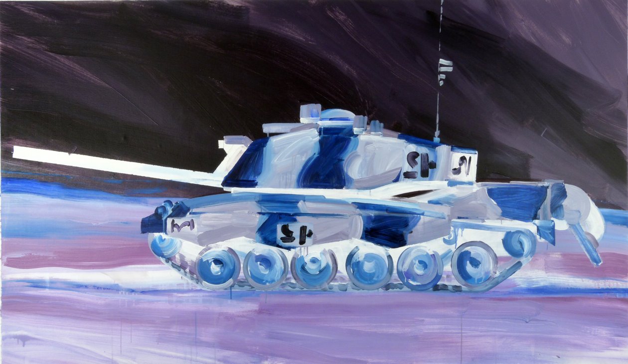 Char 2, 2015 (akryl na płótnie) autorstwa Olivier Morel
