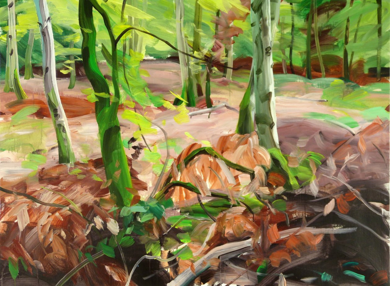 Las 11,2015 (akryl na płótnie) autorstwa Olivier Morel