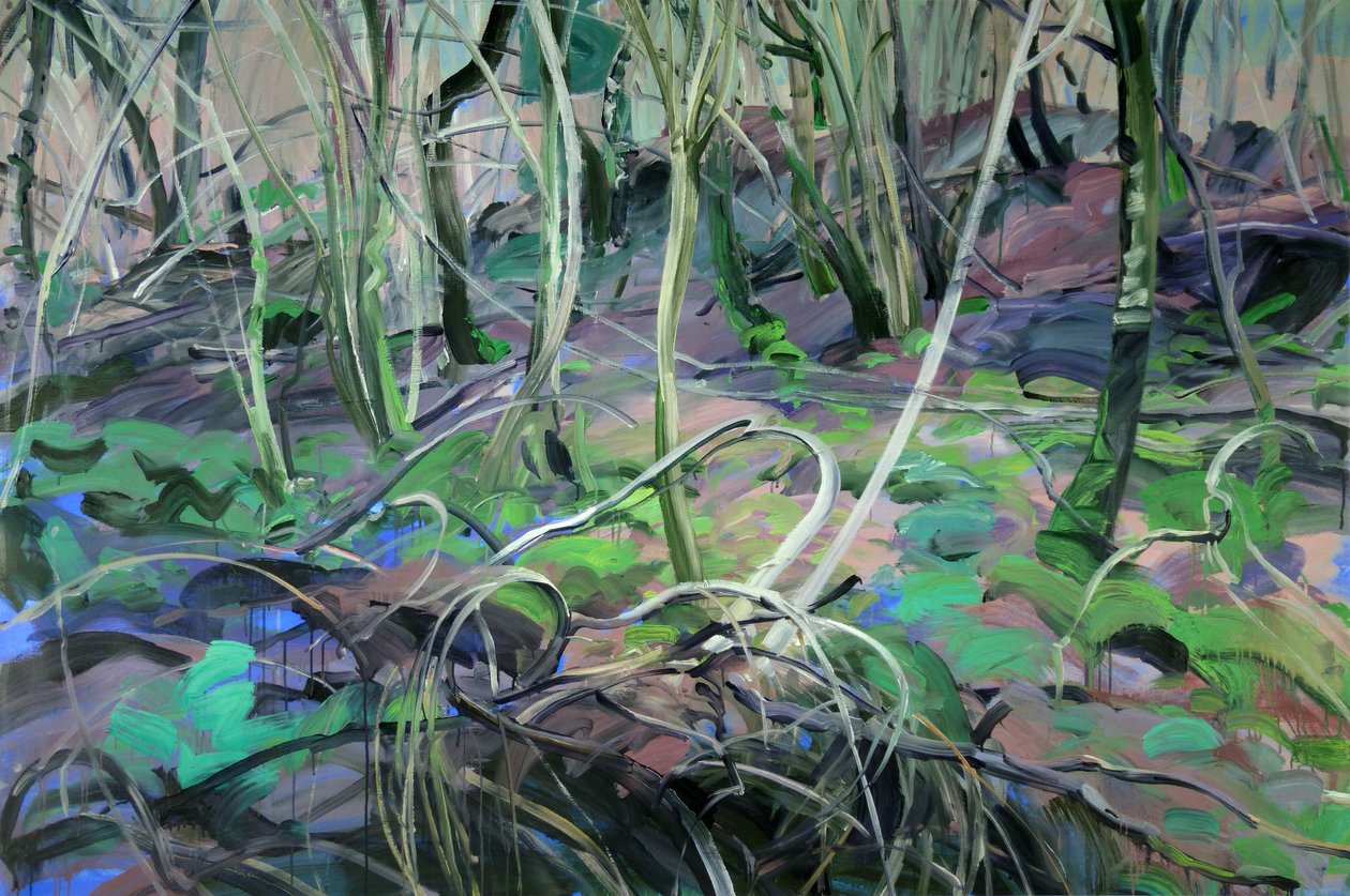 Las 1,2014 (akryl na płótnie) autorstwa Olivier Morel