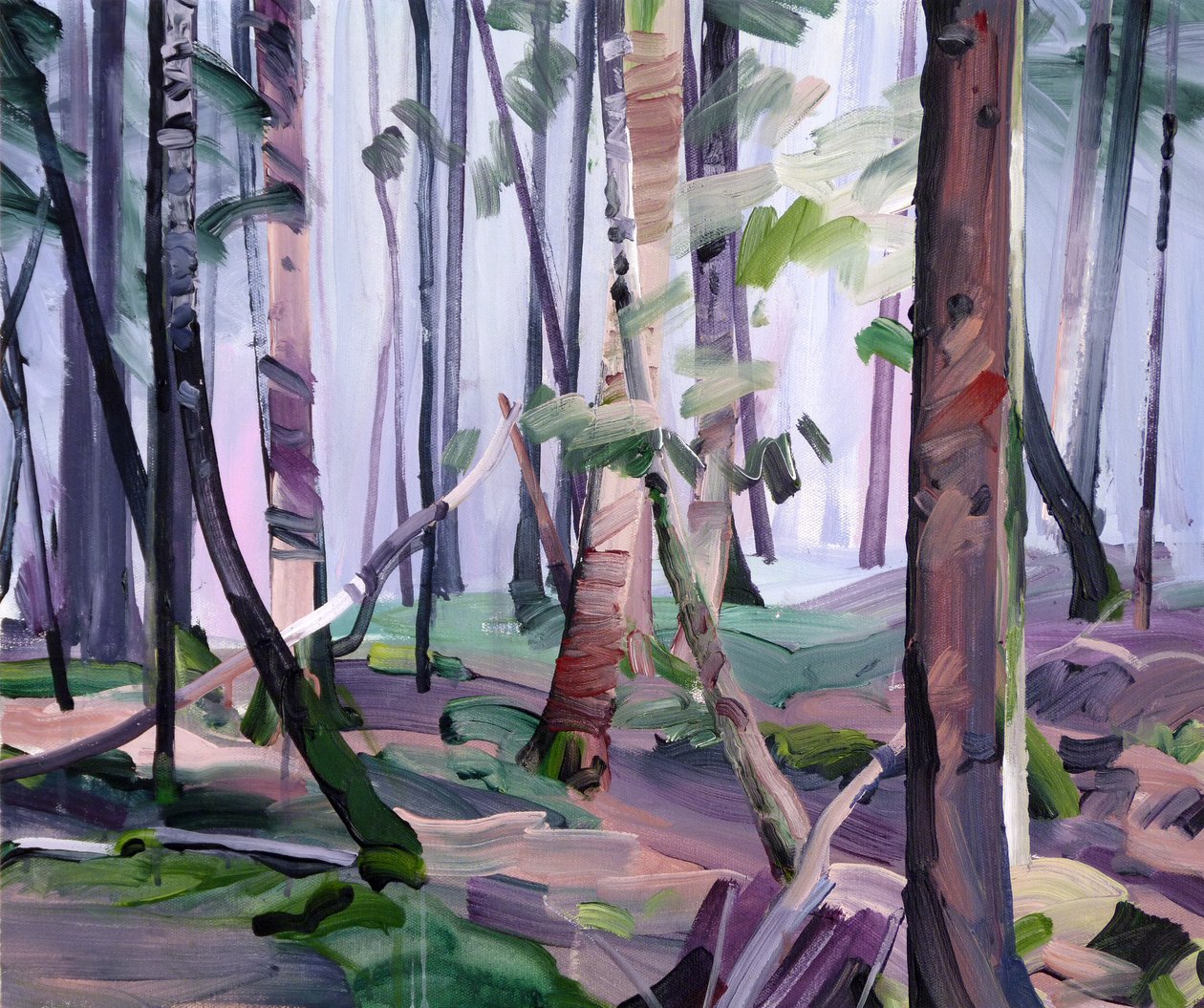 Las 22,2017 (akryl na płótnie) autorstwa Olivier Morel