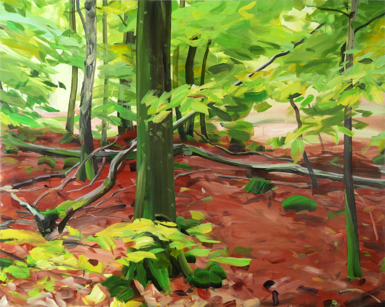 Las 5, 2015 (akryl na płótnie) autorstwa Olivier Morel