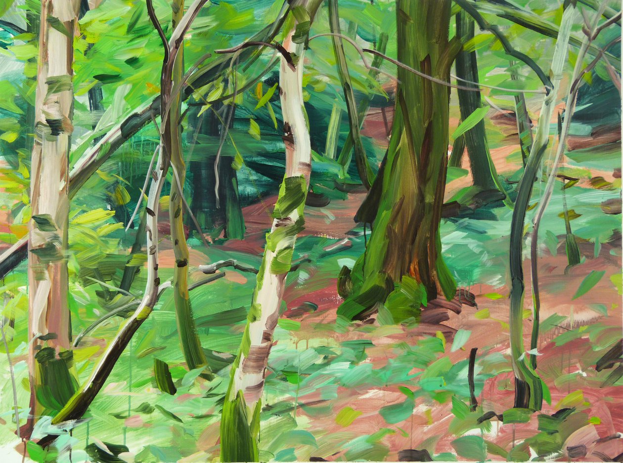 Las 6,2015 (akryl na płótnie) autorstwa Olivier Morel