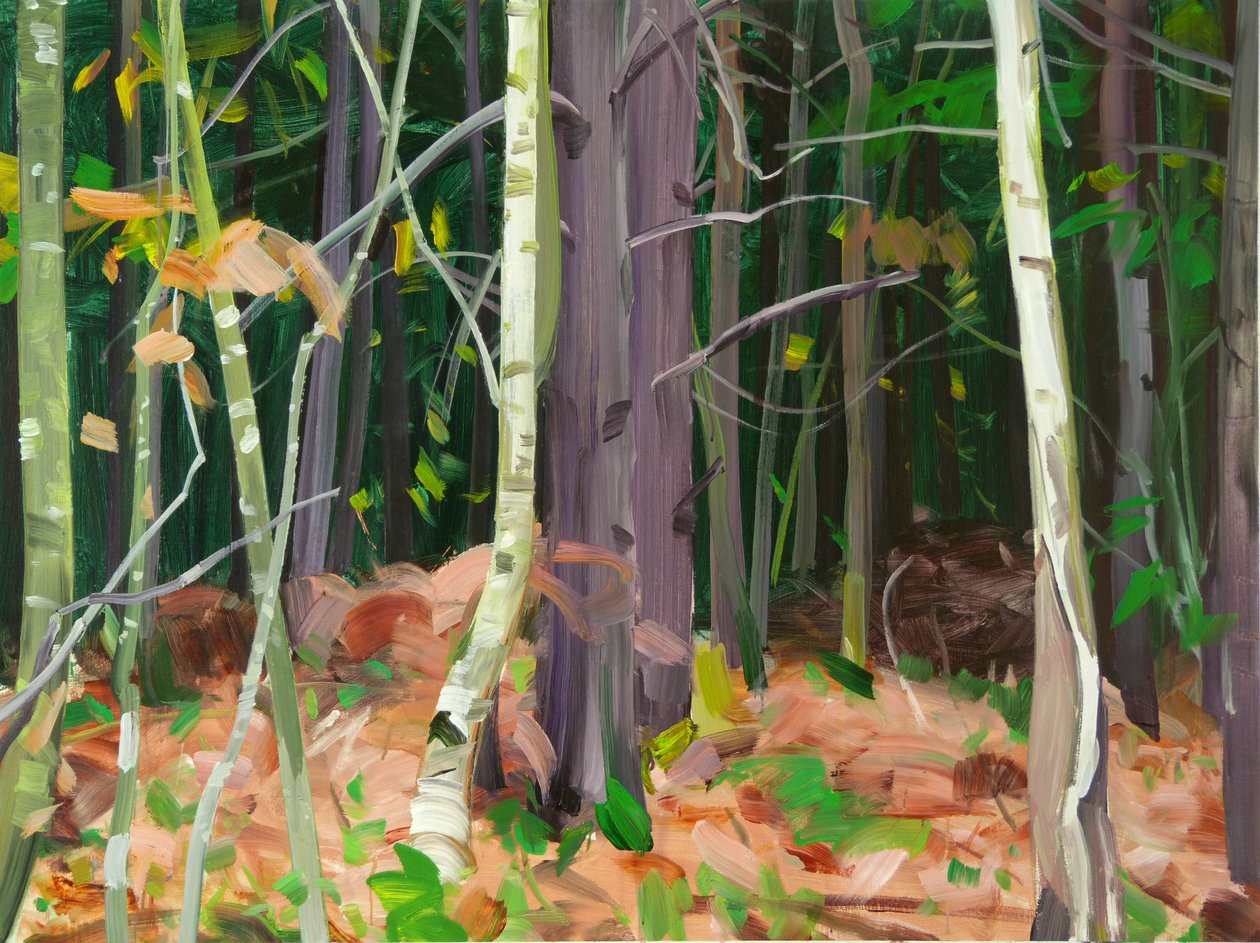 Las 7,2015 (akryl na płótnie) autorstwa Olivier Morel