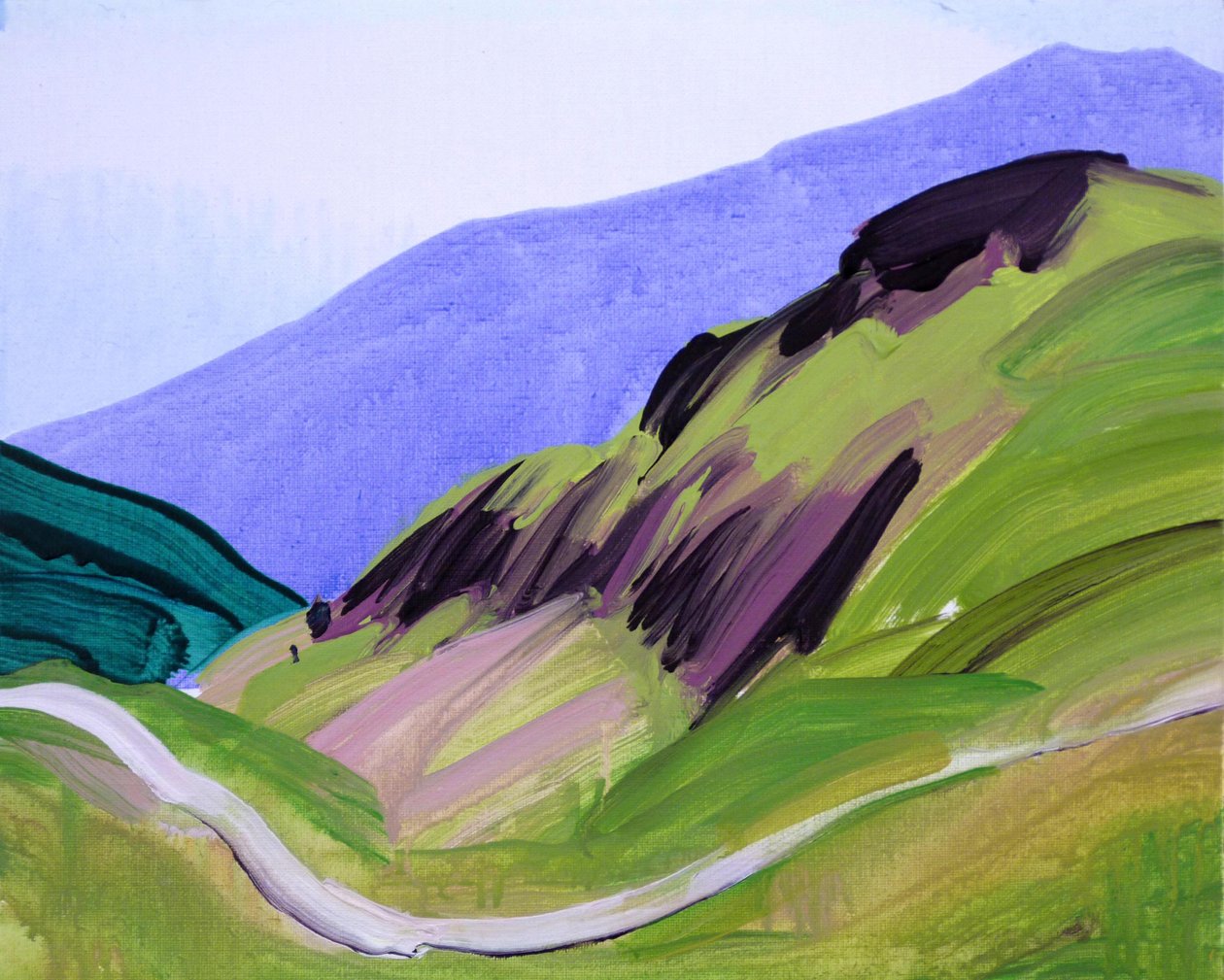 Leukerbad 12, 2012 (akryl na płótnie) autorstwa Olivier Morel