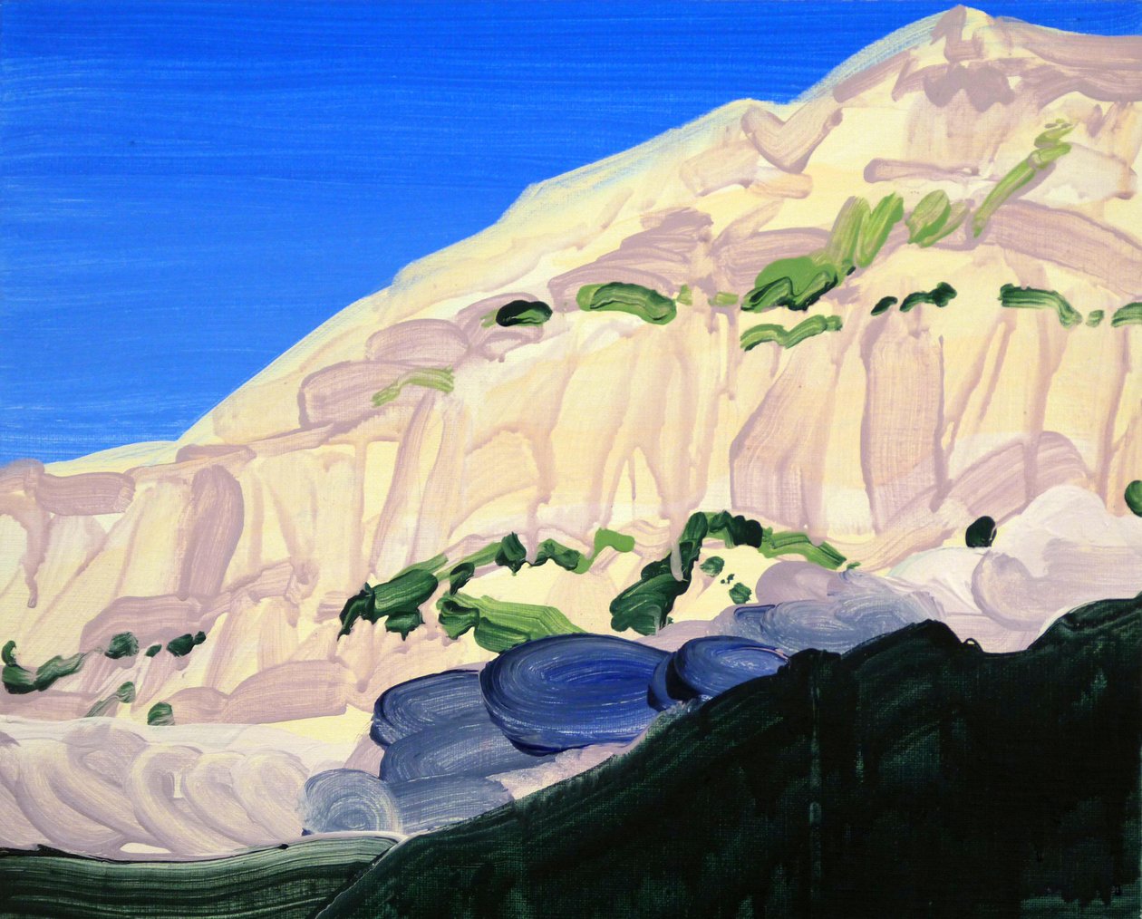 Leukerbad 13, 2012 (akryl na płótnie) autorstwa Olivier Morel