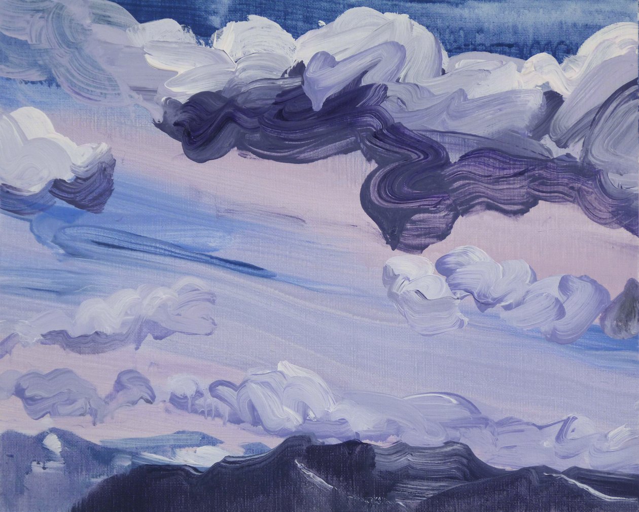 Leukerbad 3, 2012 (akryl na płótnie) autorstwa Olivier Morel