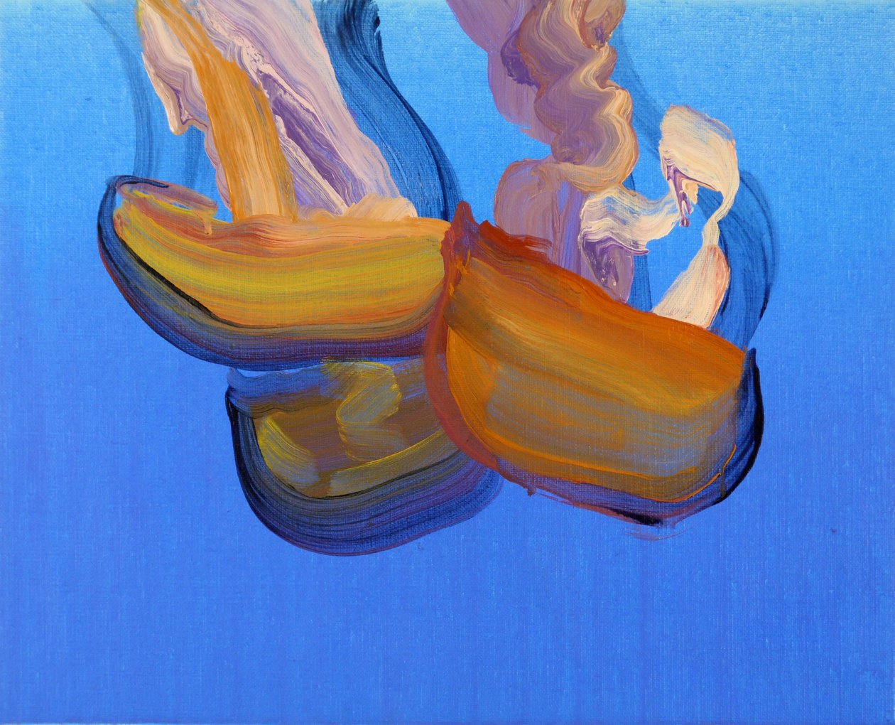 Méduses 6, 2013 (akryl na płótnie) autorstwa Olivier Morel