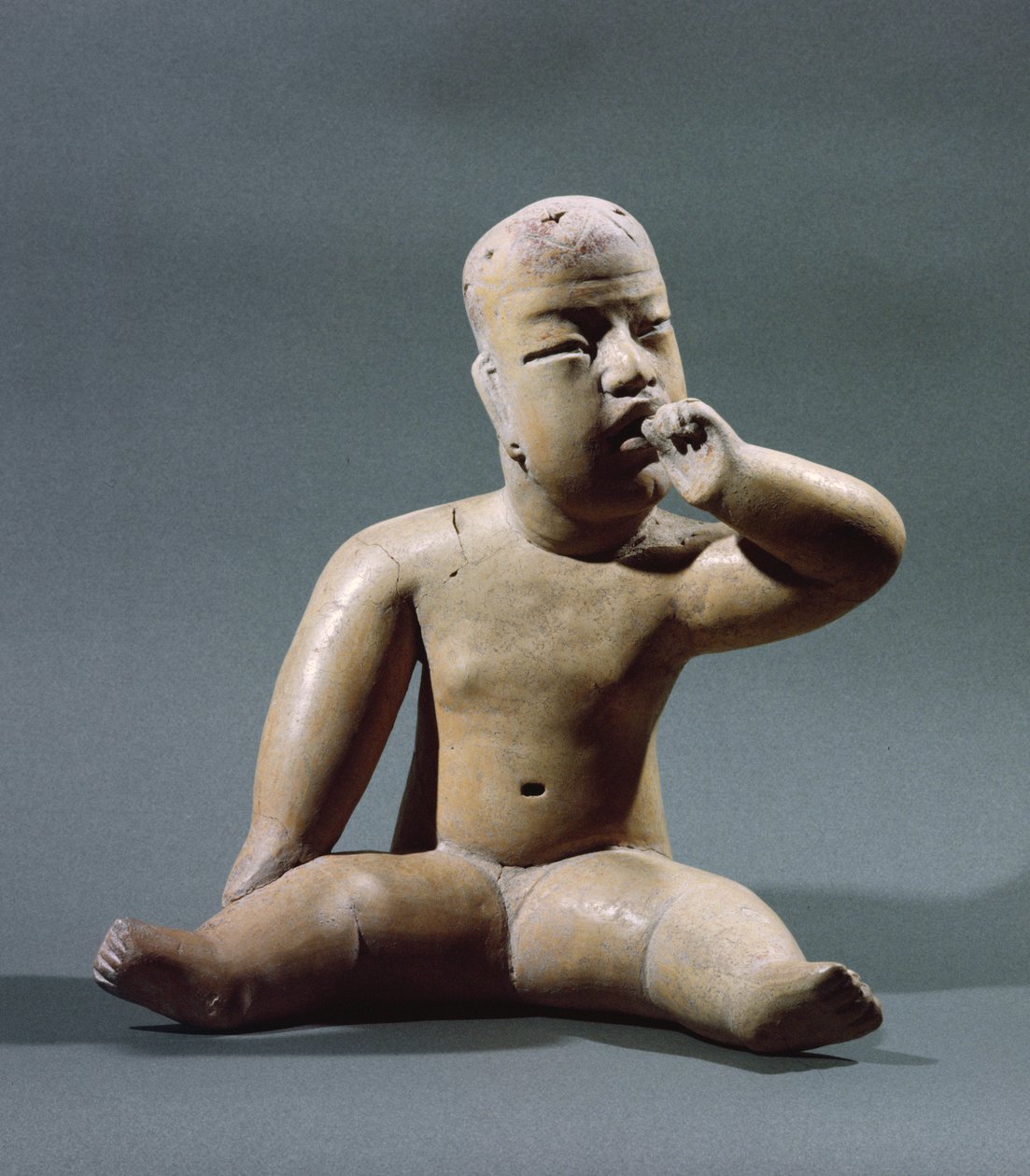 Figurka dziecka (ceramiczna) autorstwa Olmec