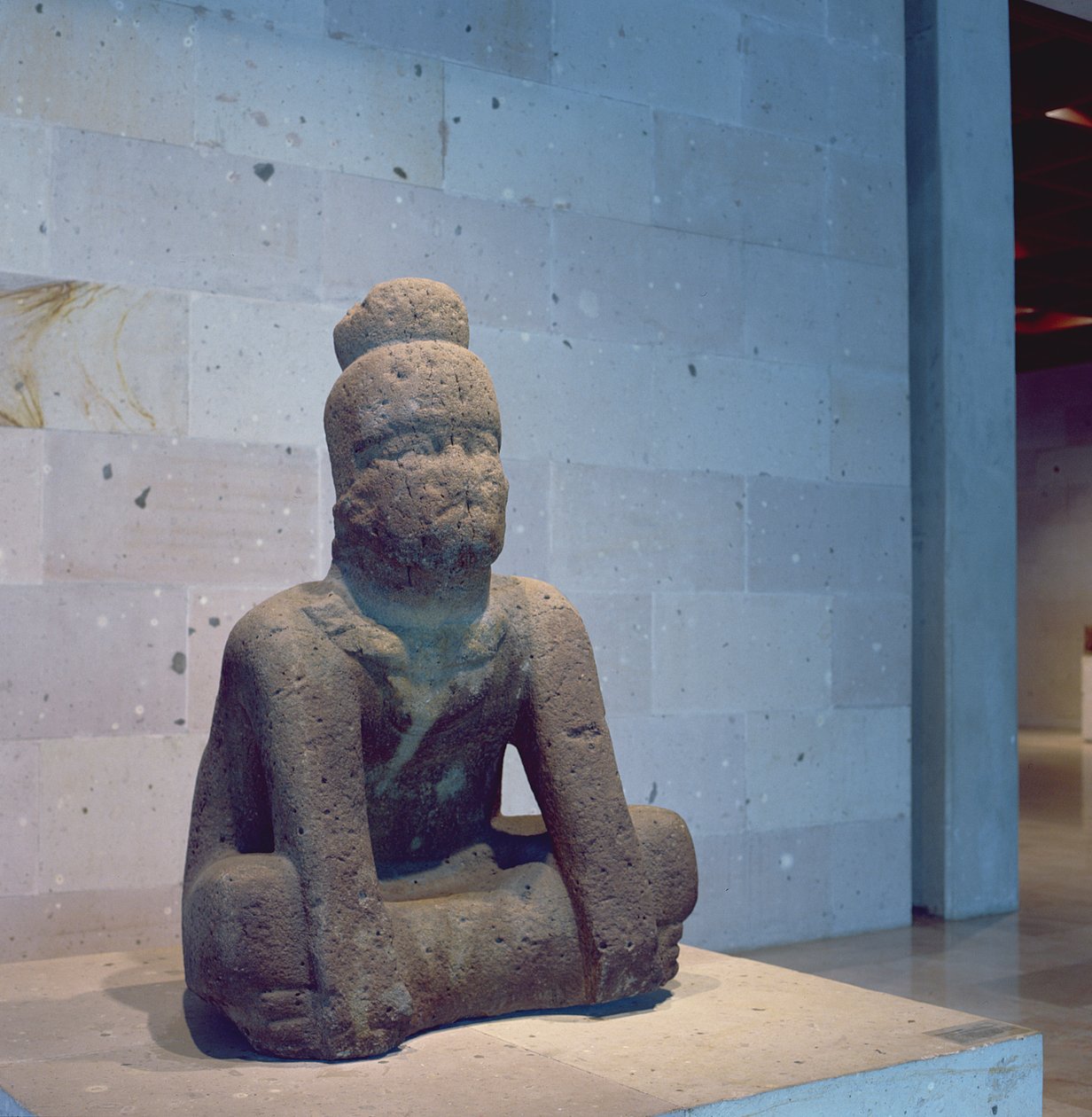 Statua, Cuauhtotolapan, Veracruz, okres przedklasyczny autorstwa Olmec