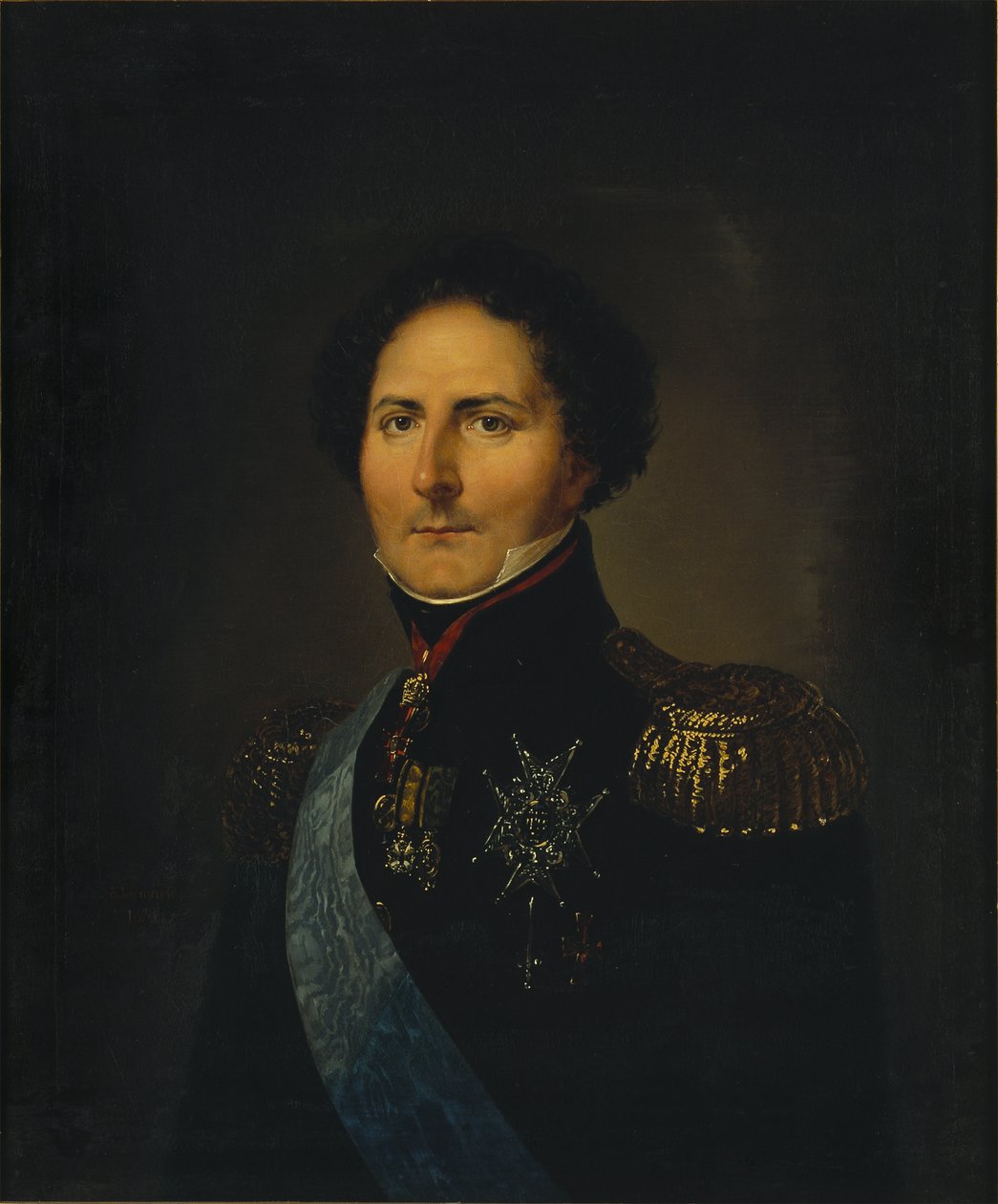 Portret Karola XIV Jana 1763-1844, króla Szwecji, 1831. autorstwa Olof Johan Södermark