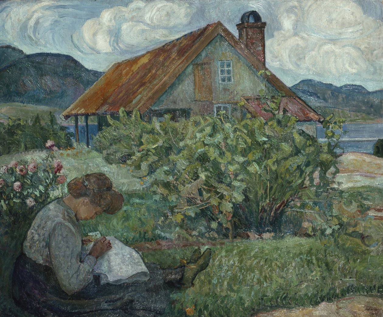 Szycie Gogga autorstwa Oluf Wold Thorne