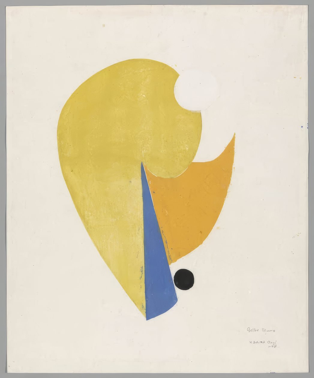 Żółty kwiat (Yellow Flower) autorstwa Onchi Kôshirô