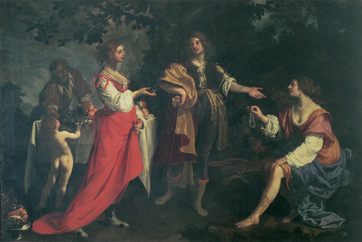 Angelica i Maur, Medoro, 1634 autorstwa Orazio Fidani