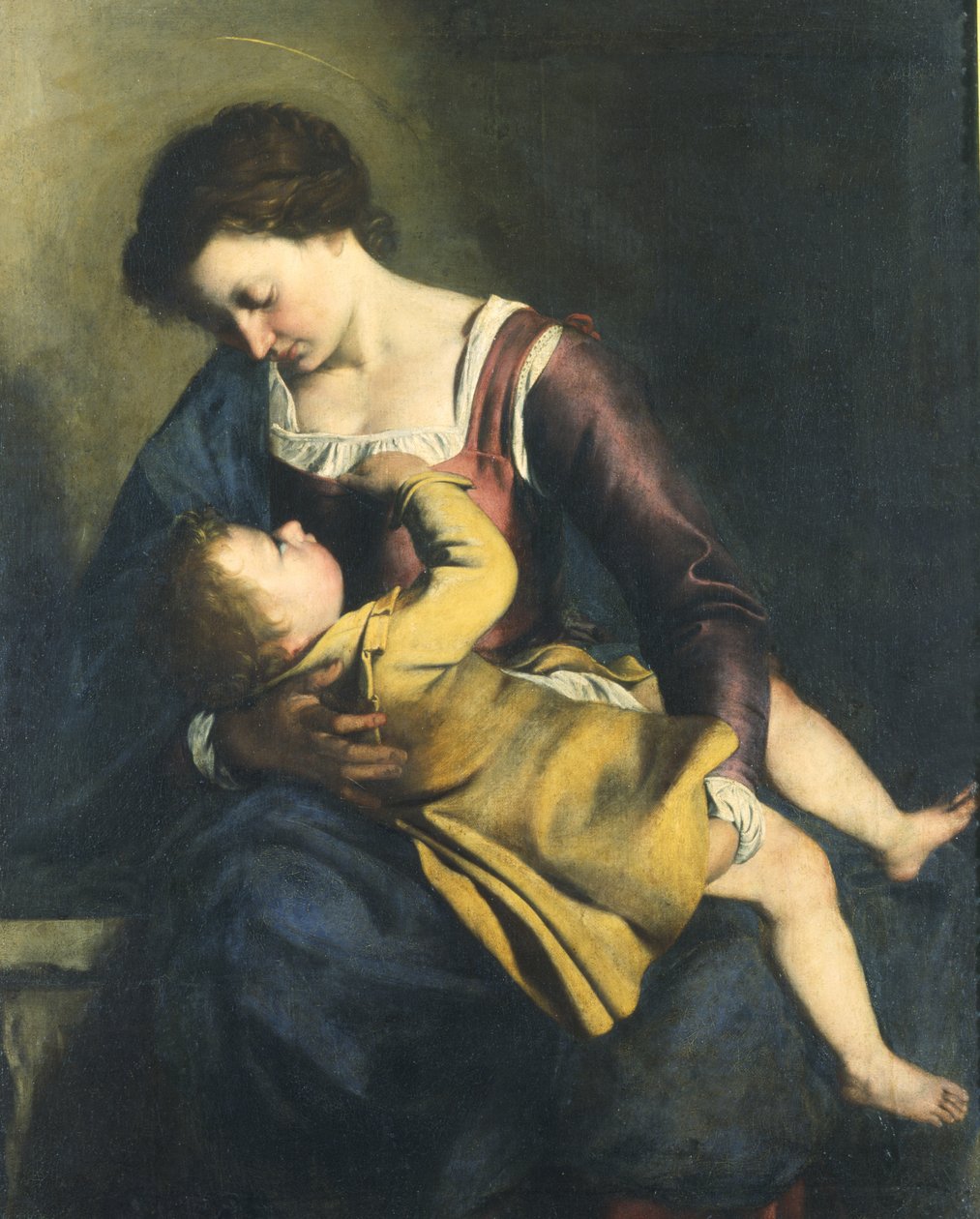 Madonna z Dzieciątkiem autorstwa Orazio Gentileschi