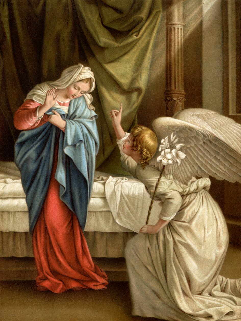 Zwiastowanie autorstwa Orazio Gentileschi