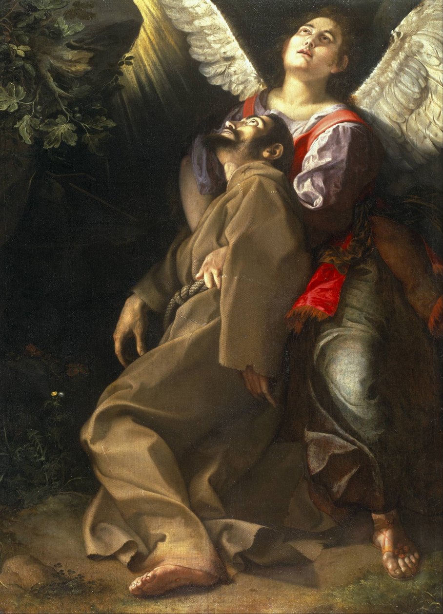 Stygmatyzacja św. Franciszka autorstwa Orazio Gentileschi