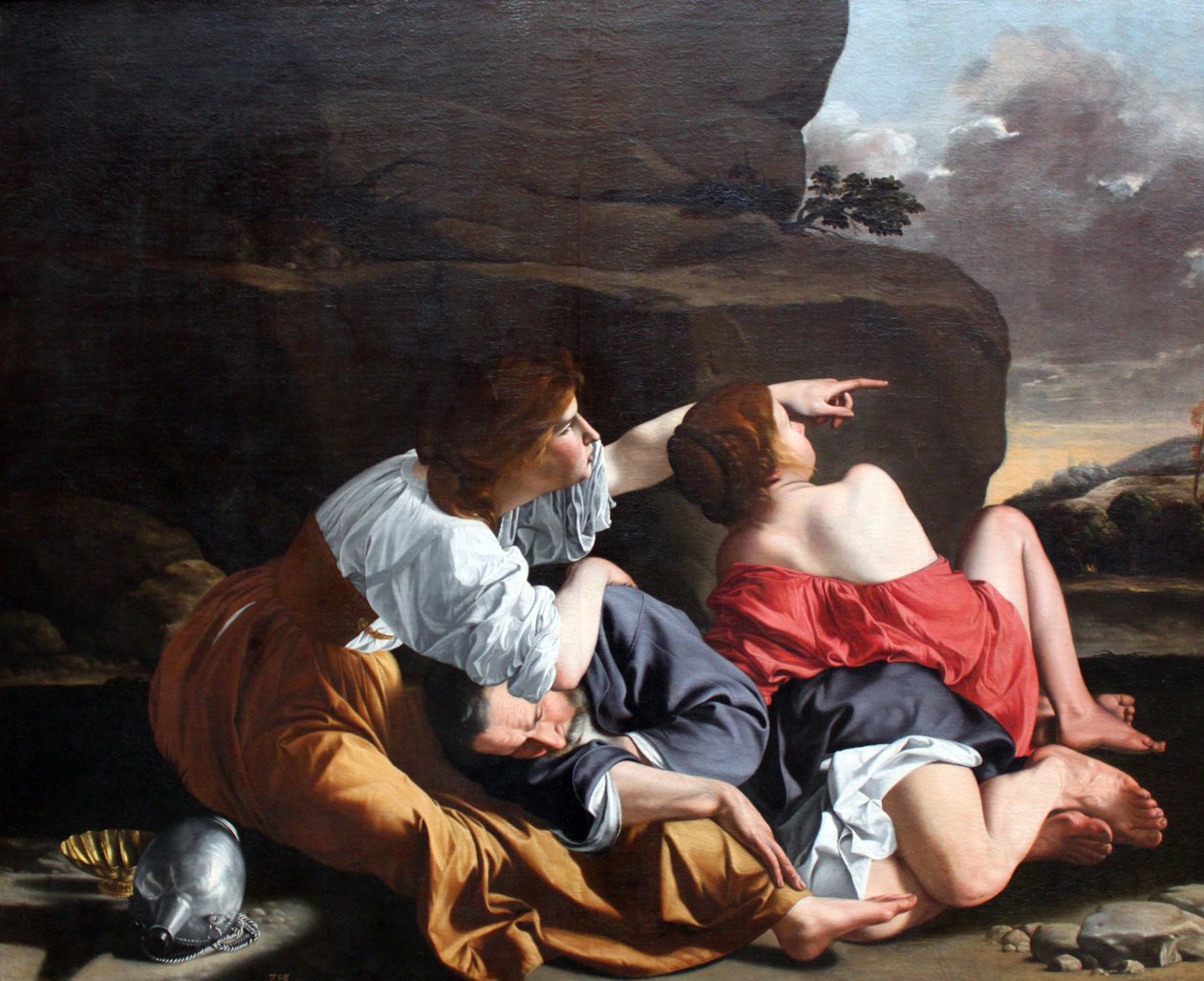 Lot i jego córki Lot i jego córki autorstwa Orazio Gentileschi