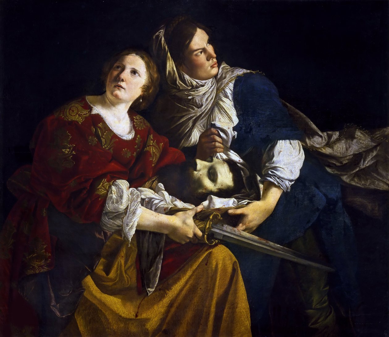 Judyta i jej służebnica z głową Holofernesa, ok. 1930 r. 1610. autorstwa Orazio Gentileschi