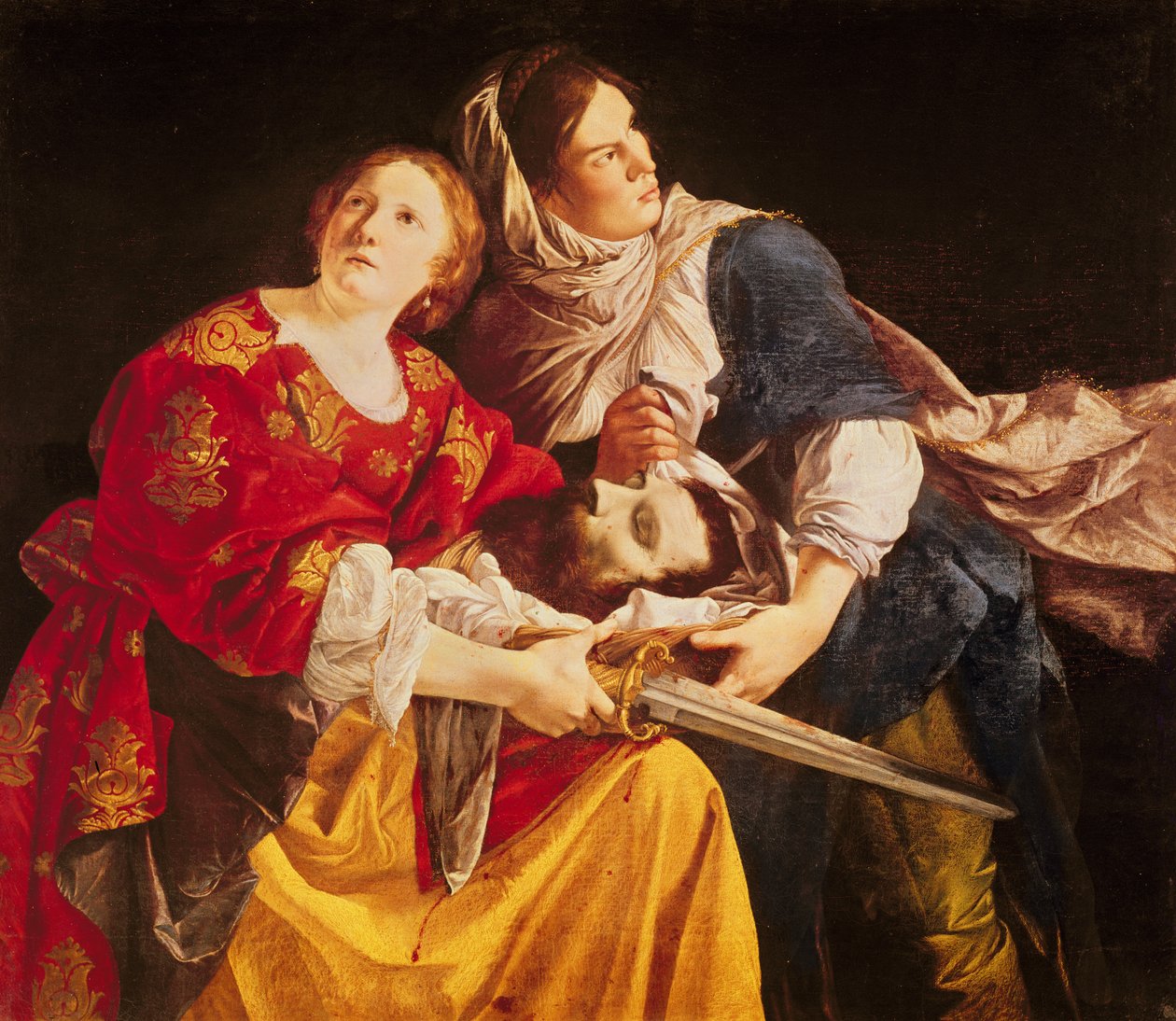 Judyta z głową Holofernesa autorstwa Orazio Gentileschi