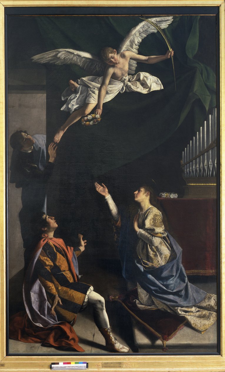 Męczennicy Cecylia, Walerian i Tyburcjusz autorstwa Orazio Gentileschi