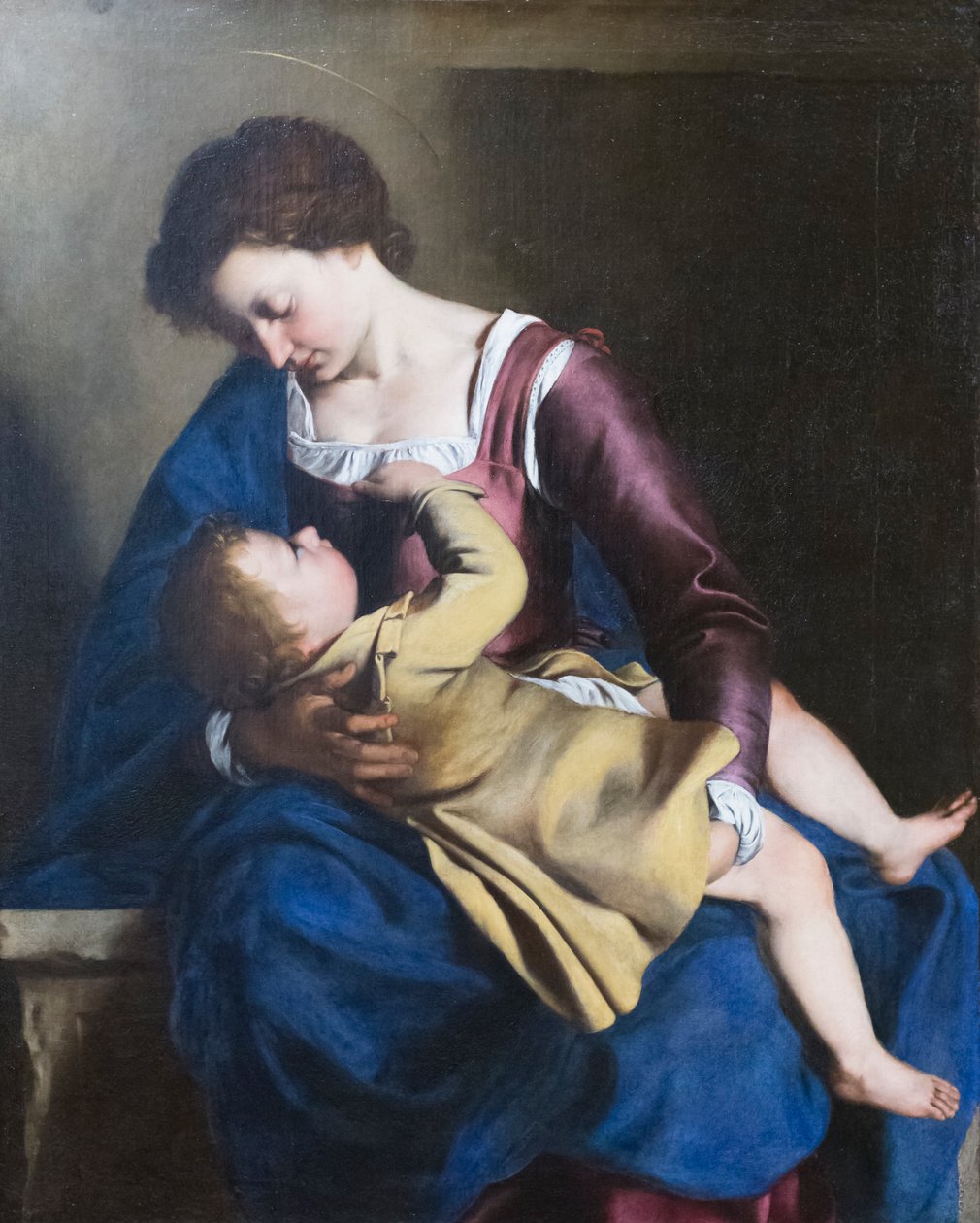 Maryja Panna i dziecko autorstwa Orazio Gentileschi