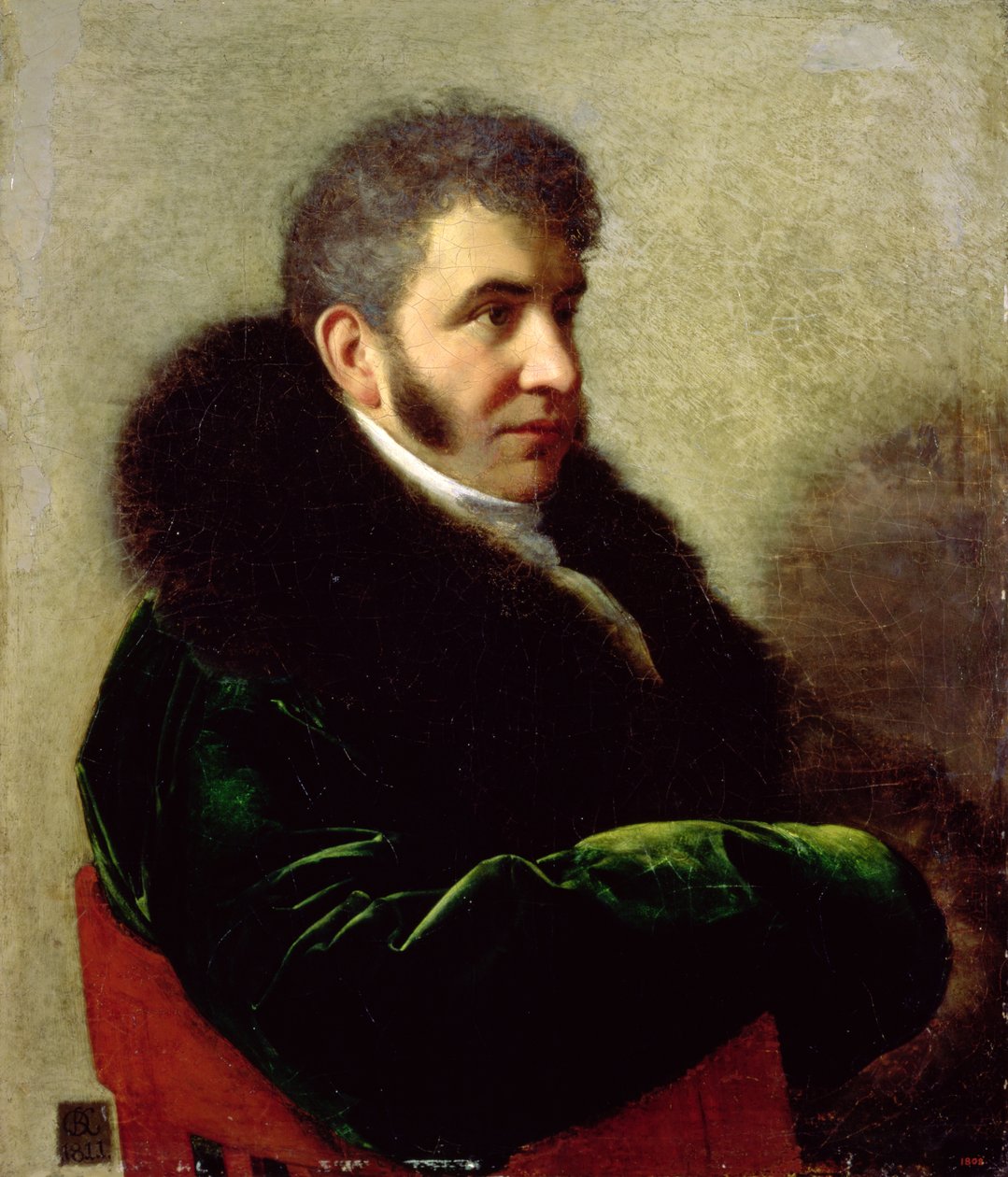 Portret Iwana Aleksiejewicza Gagarina (1771-1832) 1811 autorstwa Orest Adamovich Kiprensky