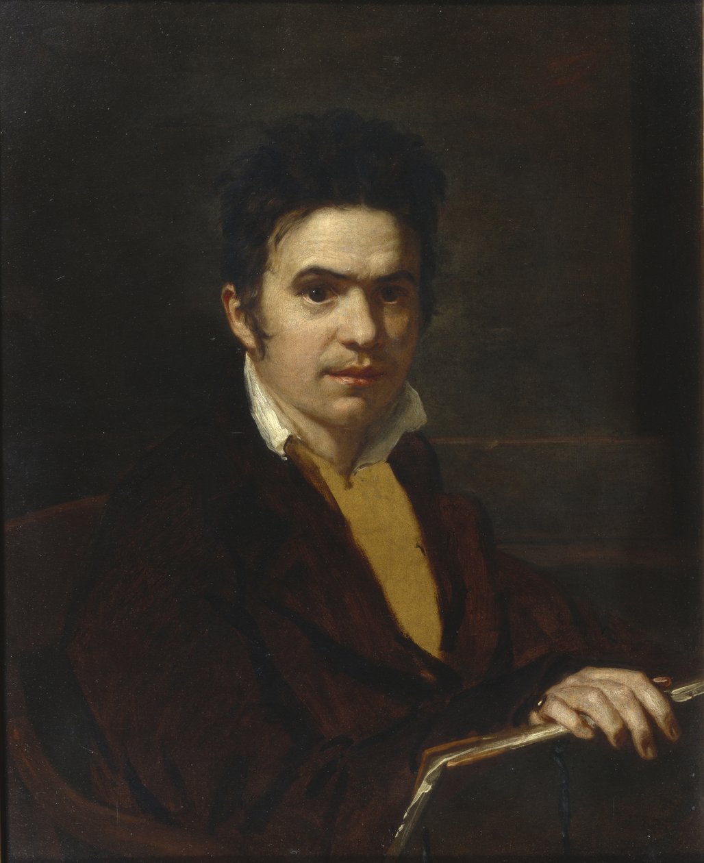 Portret Aleksandra Christoforovicha Vostokova 1781-1864, przed 1816 r. autorstwa Orest Adamovich Kiprensky