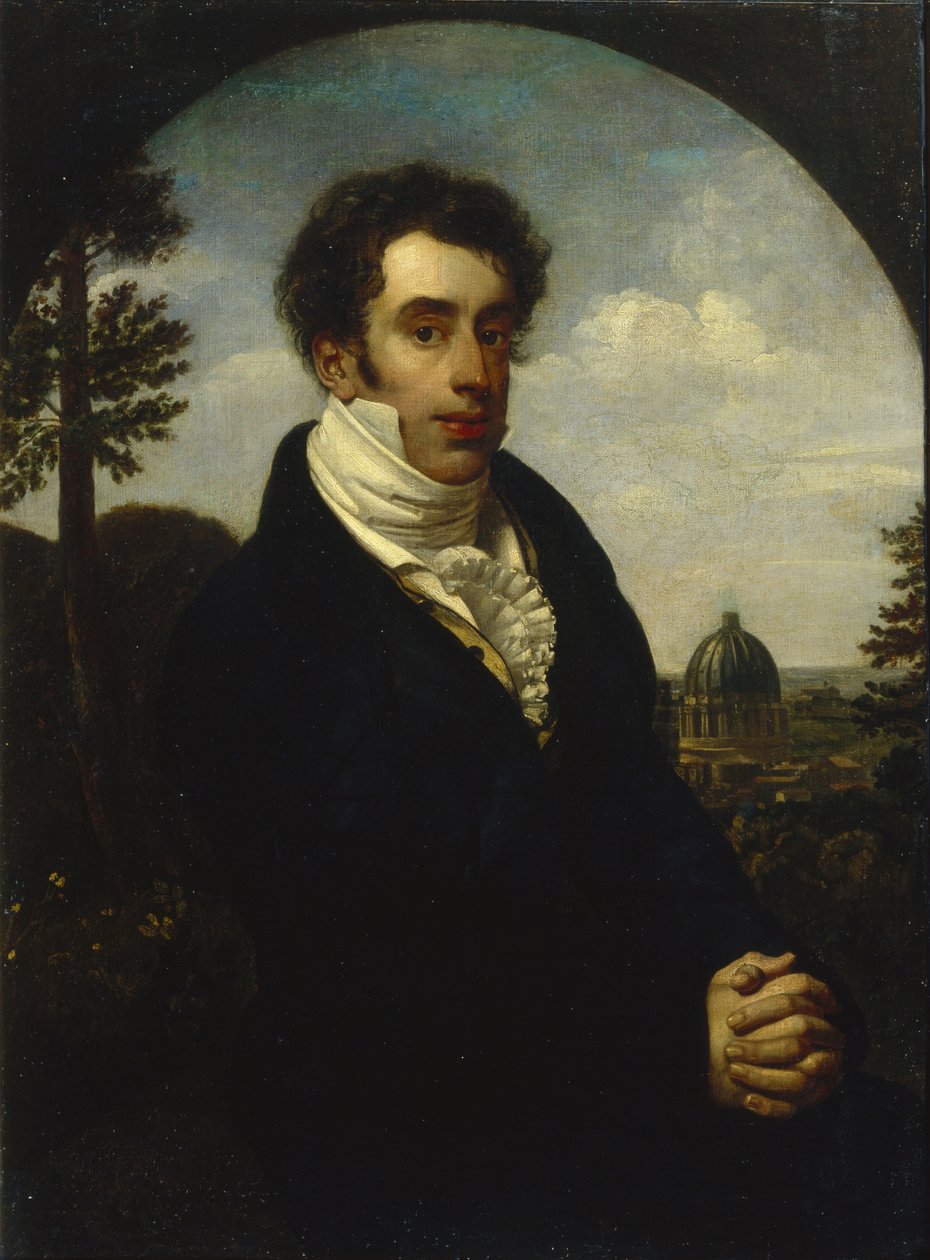 Portret księcia Aleksandra Michajłowicza Golicyna 1798-1858, 1819 autorstwa Orest Adamovich Kiprensky