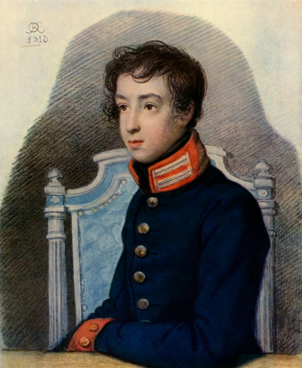 Portret Aleksandra Pawłowicza Bakunina, 1813, 1965. autorstwa Orest Adamovich Kiprensky