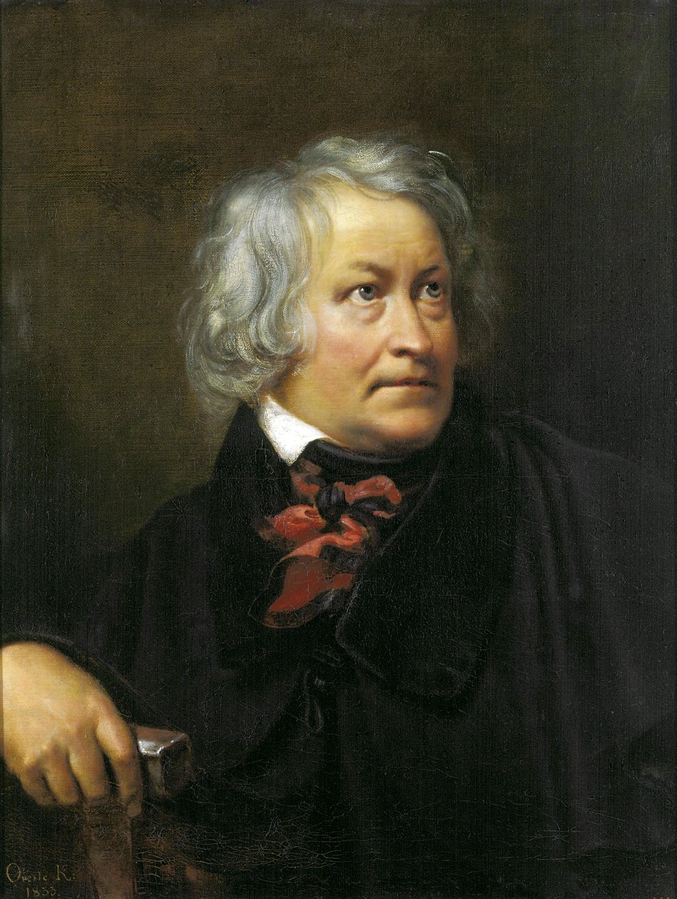Portret rzeźbiarza Bertela Thorvaldsena, 1833. autorstwa Orest Adamovich Kiprensky