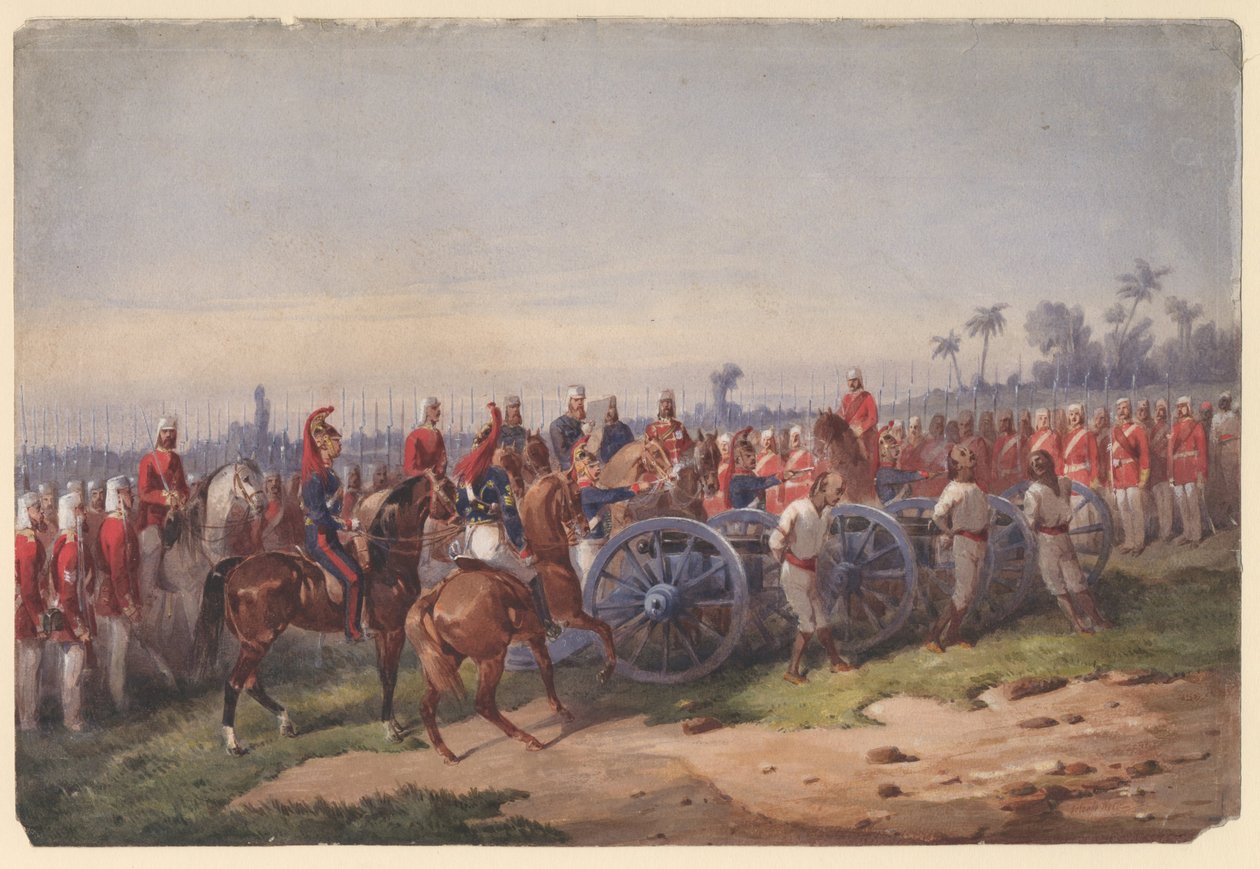 Dmuchanie z pistoletu, 1858 autorstwa Orlando Norie