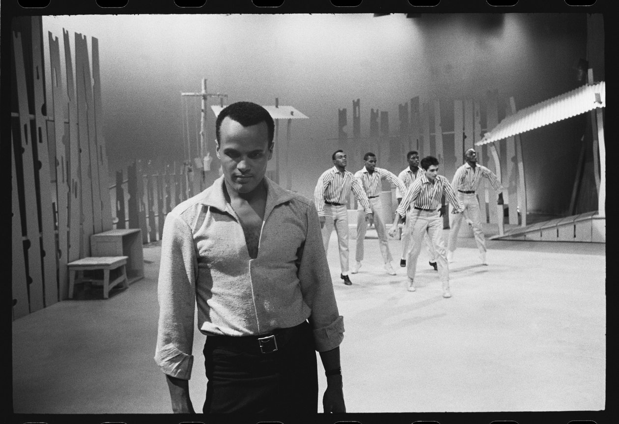 Harry Belafonte na planie programu telewizyjnego autorstwa Orlando Suero