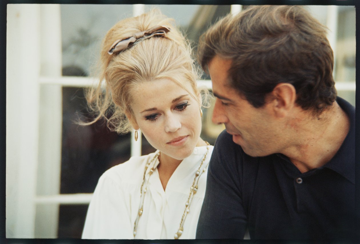 Jane Fonda i Roger Vadim autorstwa Orlando Suero