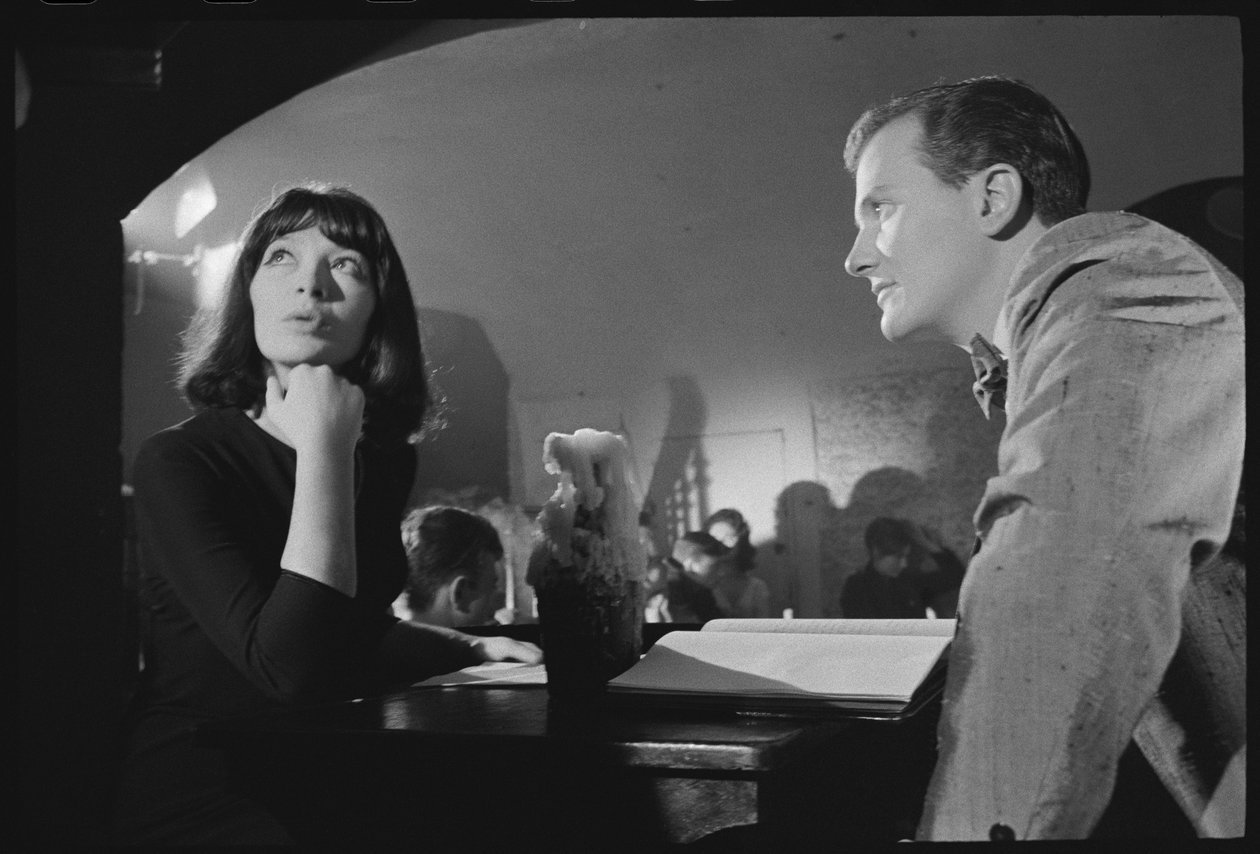 Juliette Greco z Patem Boone autorstwa Orlando Suero