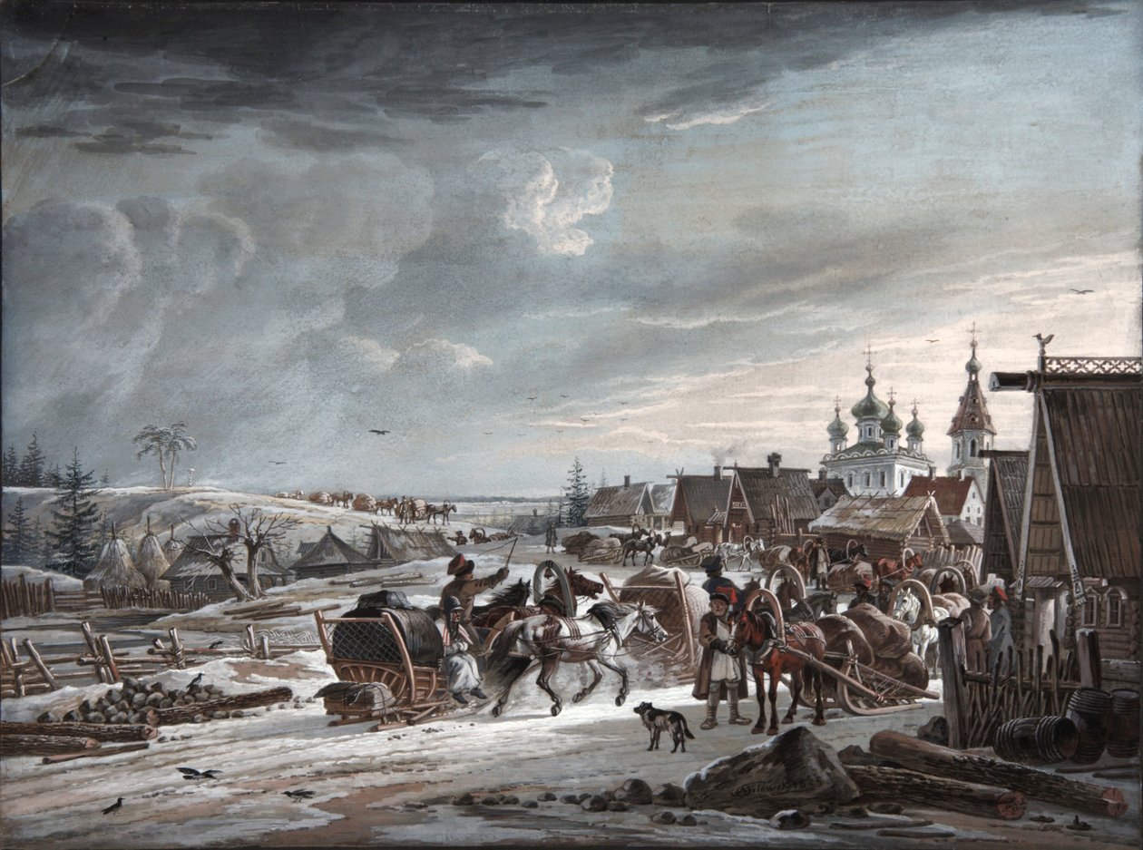 Zima”, 1825. autorstwa Orlowski