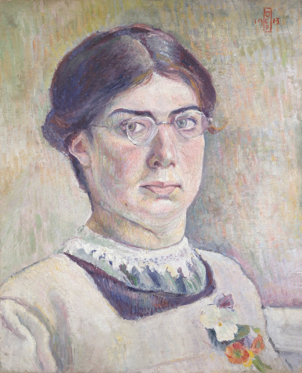 Autoportret, 1913 autorstwa Orovida Camille Pissarro
