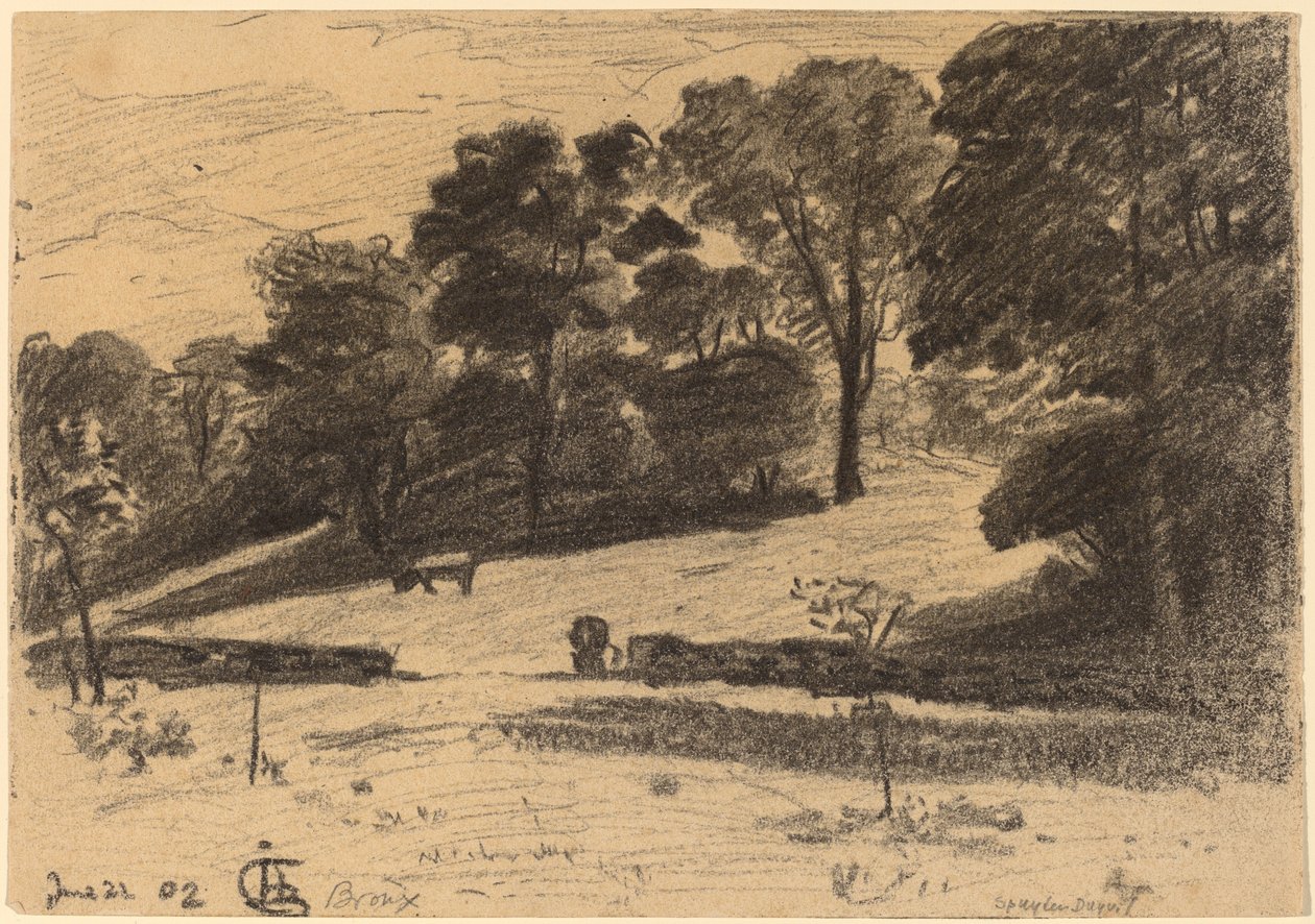 Bronx autorstwa Oscar F. Bluemner