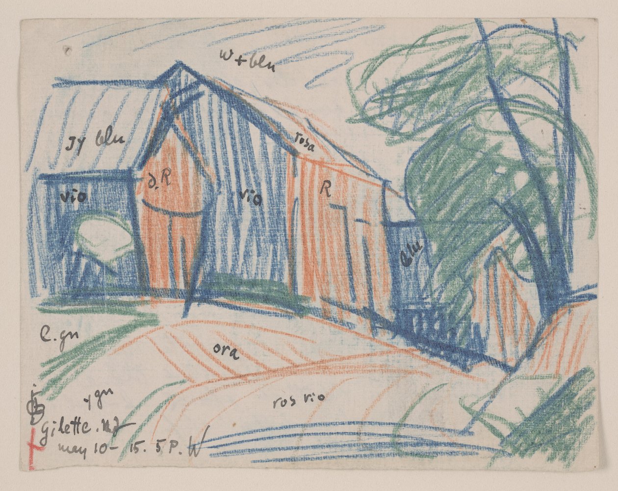 Gilette, New Jersey autorstwa Oscar Florianus Bluemner