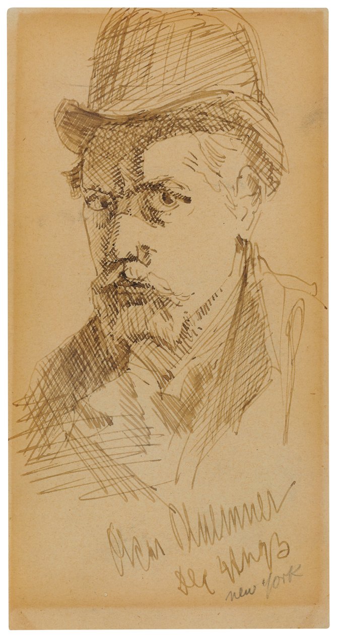 Autoportret autorstwa Oscar Florianus Bluemner