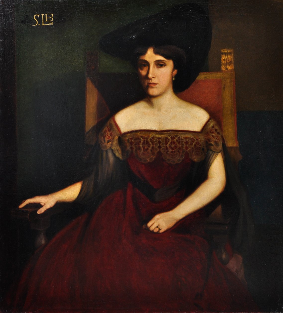 Portret Silvii Levi Bondi autorstwa Oscar Ghiglia