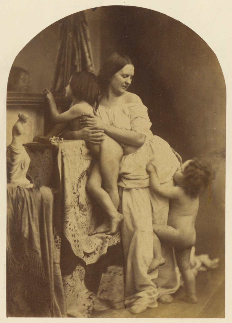 Madonna z Dzieciątkiem i św. Janem Chrzcicielem autorstwa Oscar Gustave Rejlander