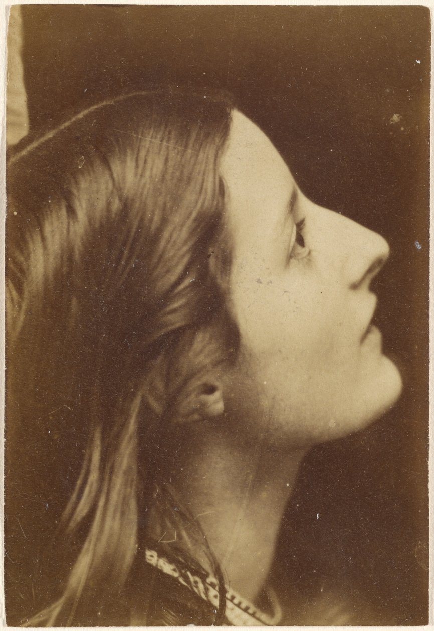 [Portret kobiety z profilu] autorstwa Oscar Gustave Rejlander