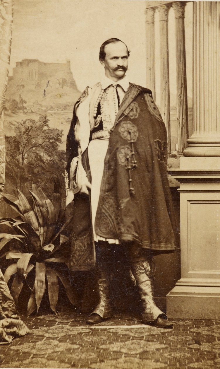 Portret Ottona I, króla Grecji, ok. 1863 r. autorstwa Oscar Kramer