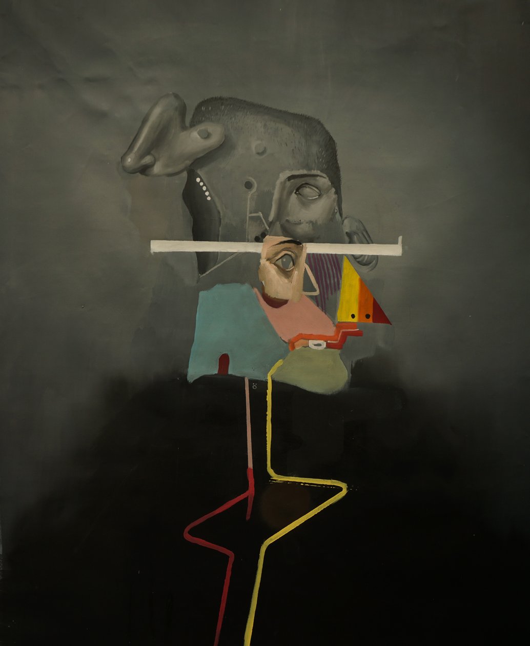 Silly, 2021-2014 (olej na płótnie) autorstwa Oscar Nin